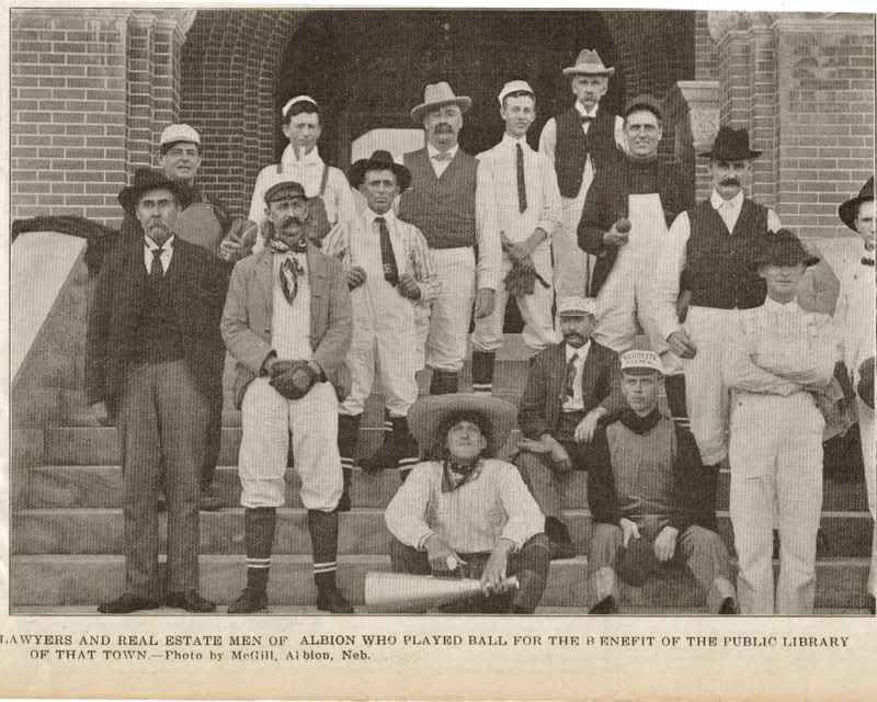 Albion Nebraska baseball 1902 town team