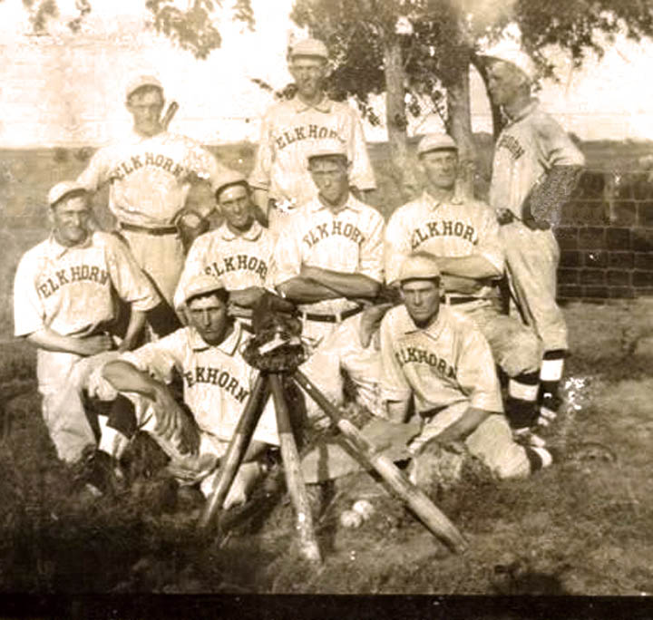 elkhorn Nebraska baseball 1910